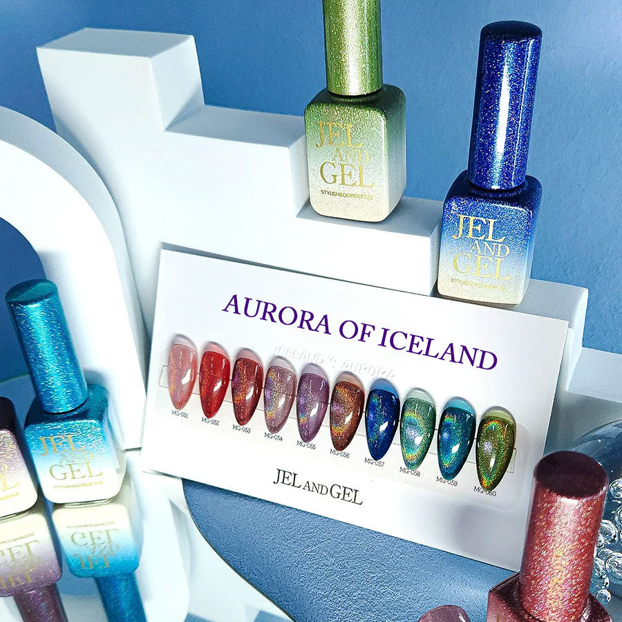 Jel and Gel Aurora of Iceland