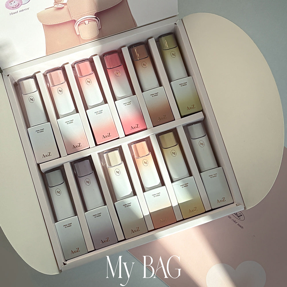 AtoZ - My bag Syrup & Glitter Gel Nail Collection