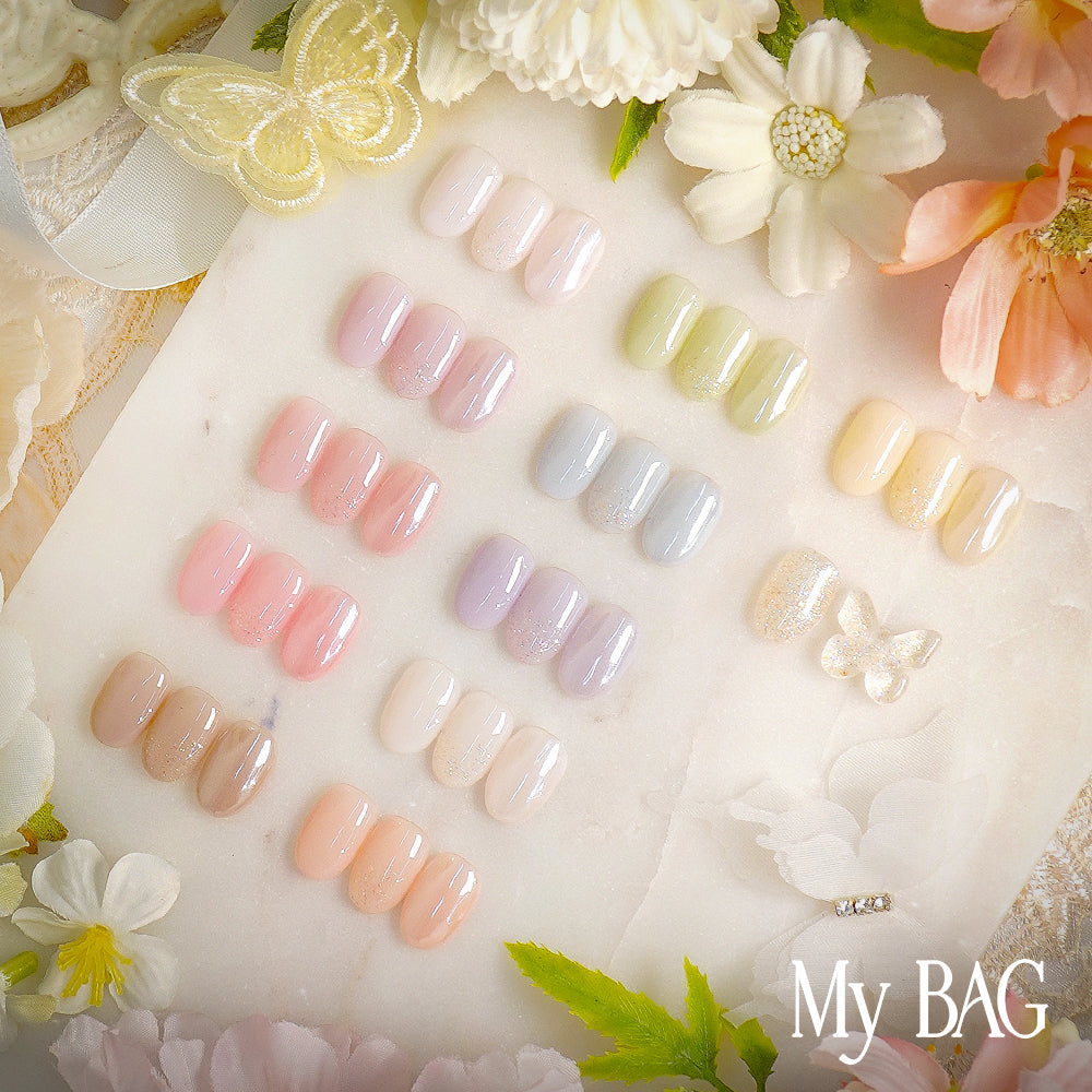 AtoZ - My bag Syrup & Glitter Gel Nail Collection
