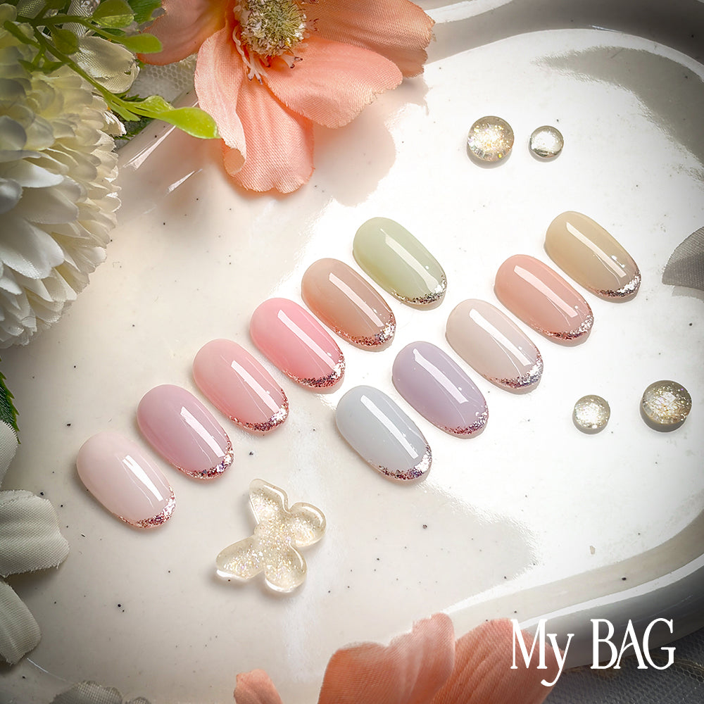 AtoZ - My bag Syrup & Glitter Gel Nail Collection