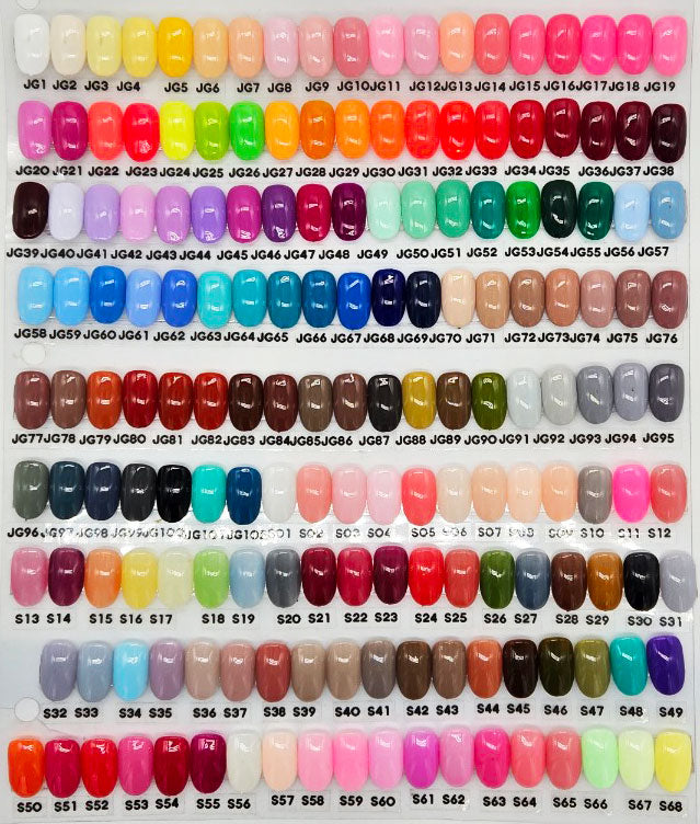 Jel and Gel- Solid Color Individual (JG001-JG060)