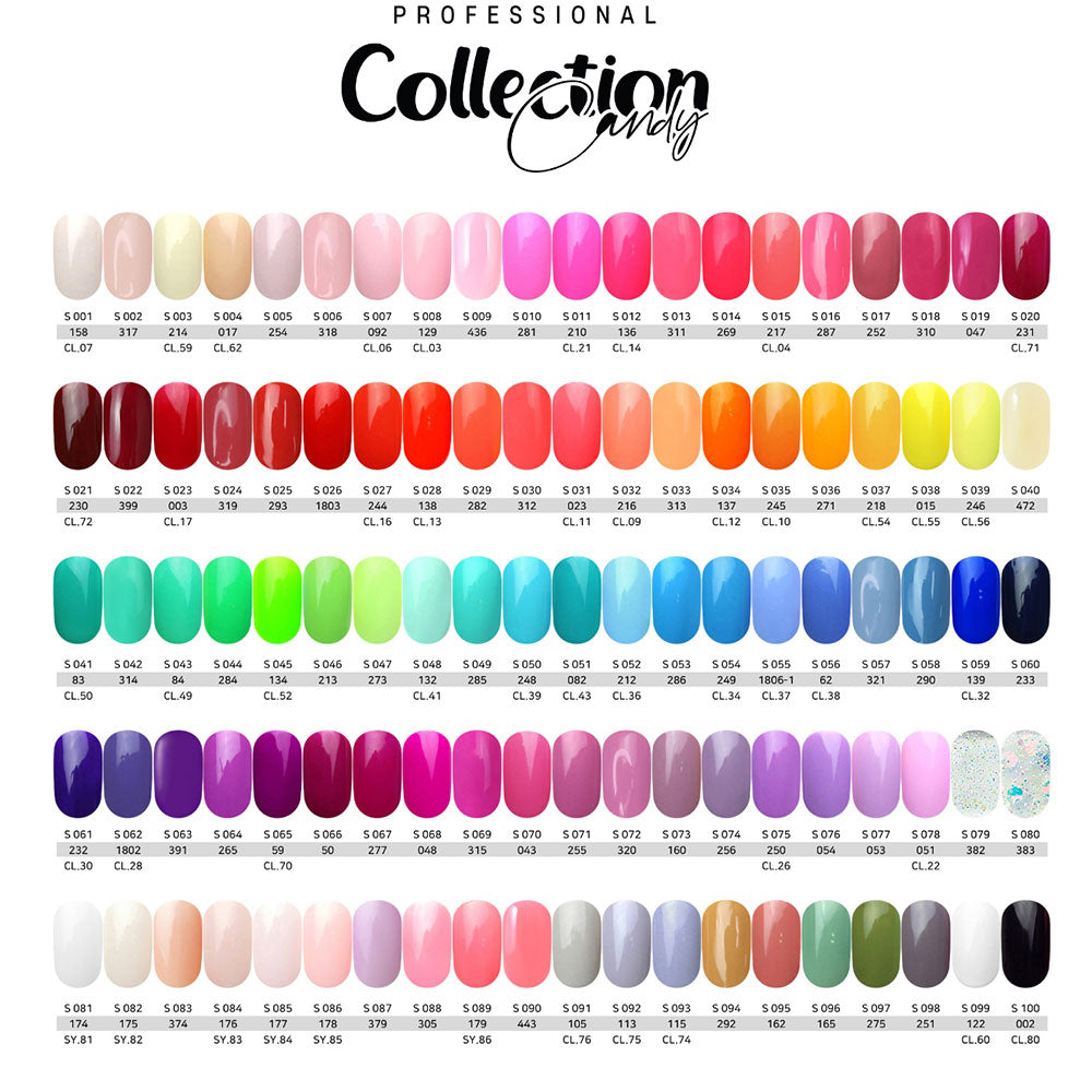 Sweet Candy 100 Color Open Package /  50 Color Package