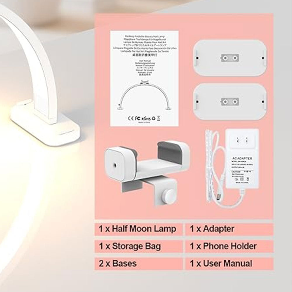Foldable Half Moon Light