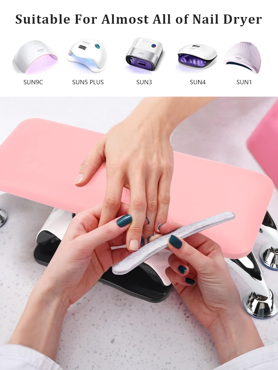 Microfiber Leather Hand Rest Pillow for Nails Tech