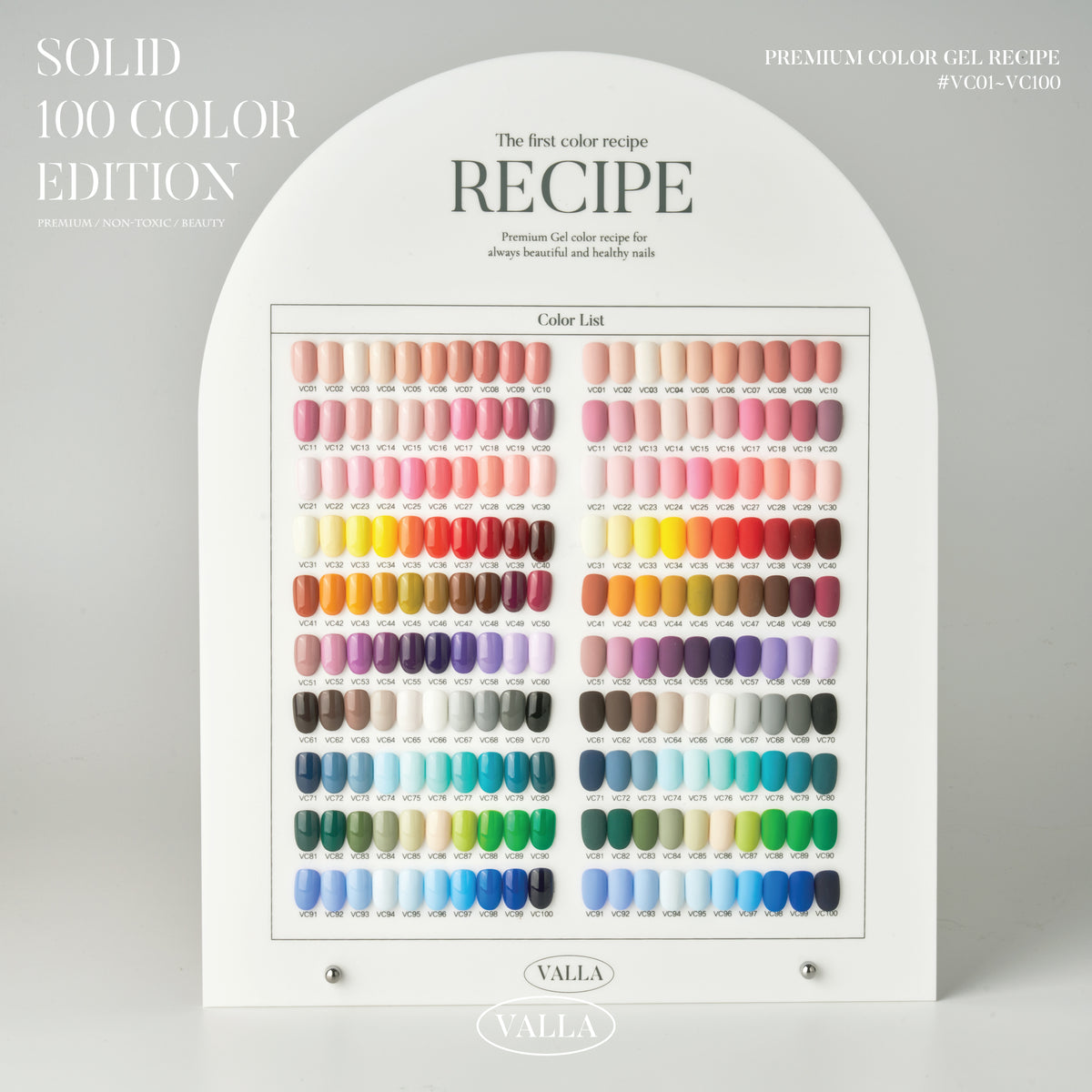 VALLA- Solid 100 Color Collection (Full Set)