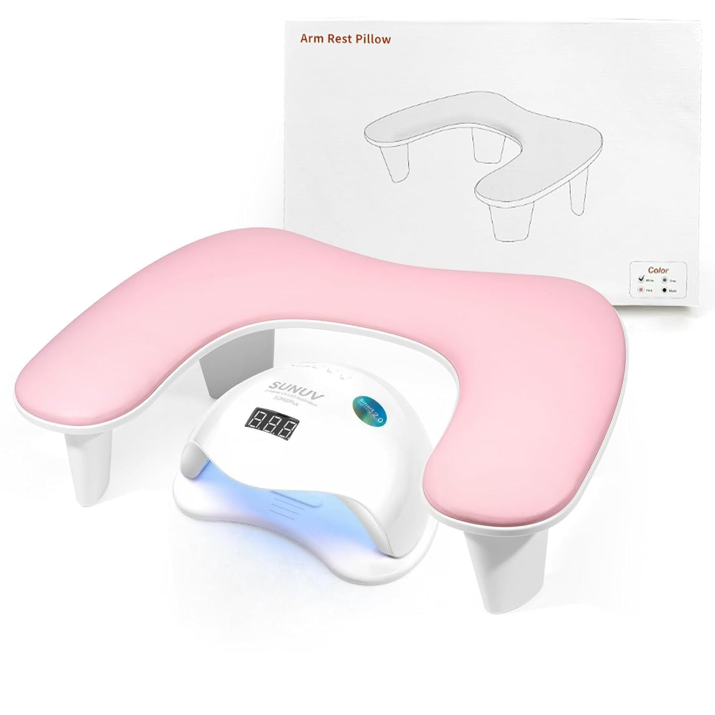 U-Shaped Arm Rest for Nails Tech