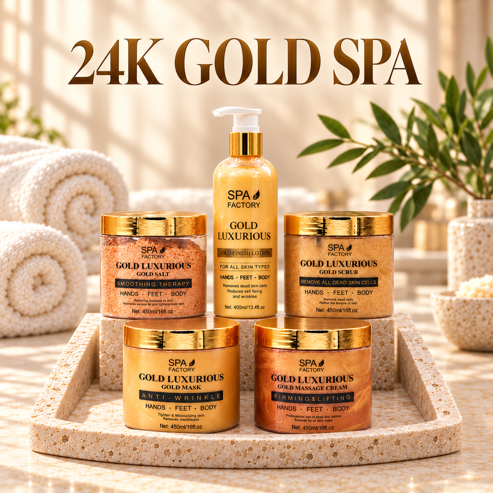 24K GOLD SPA five-piece set