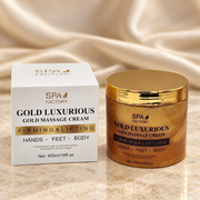 Spa Factory Gold Spa Massage Cream — original product photograph with ivory and champagne styling