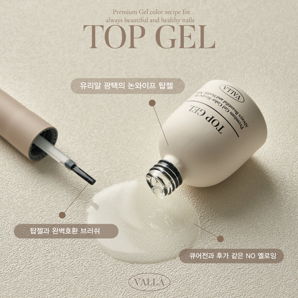 VALLA- Basic Series Top Gel (Non-Wipe)