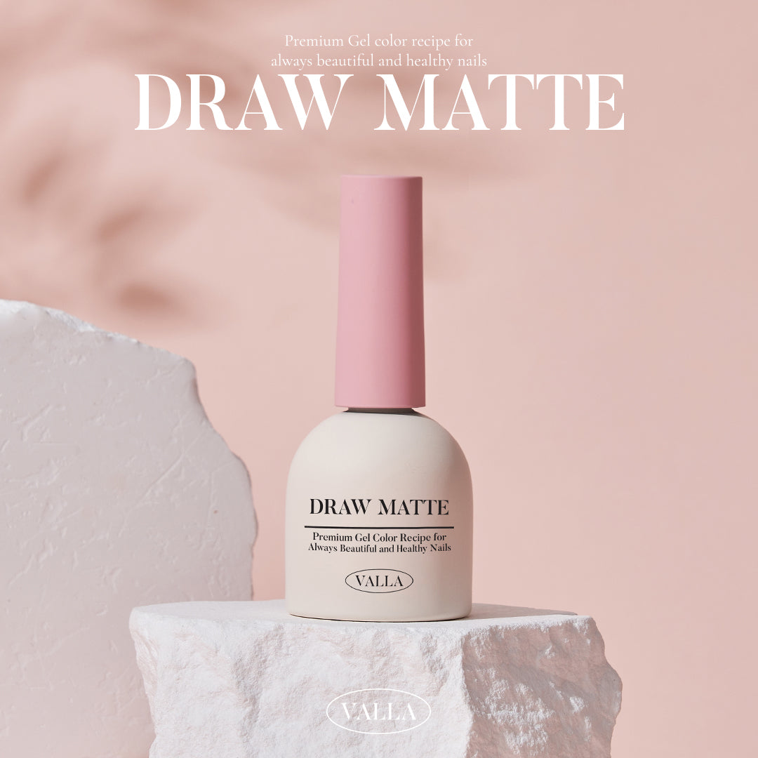 VALLA- Draw Matte Top Gel for Art