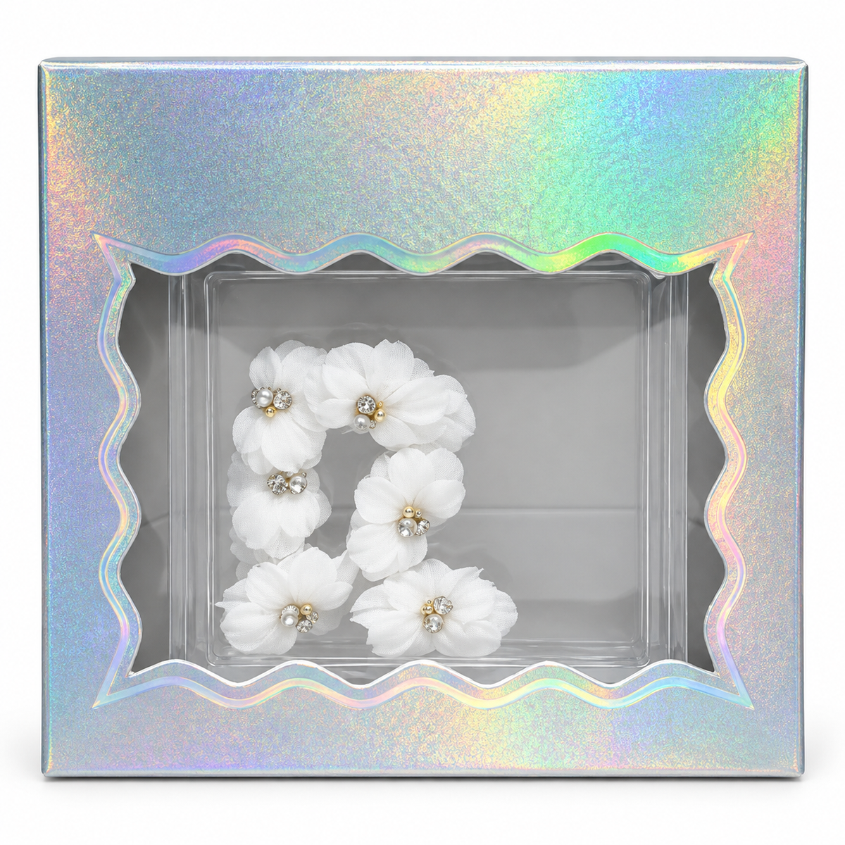 Design 01 — one box of 3D flower charms