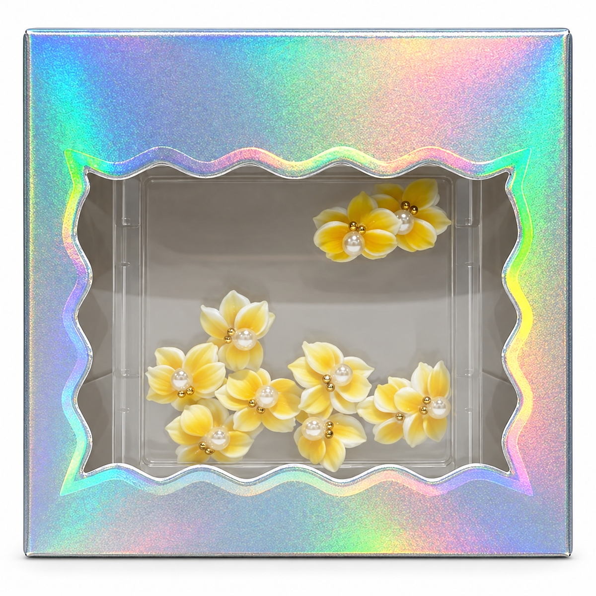 Design 11 — one box of 3D flower charms