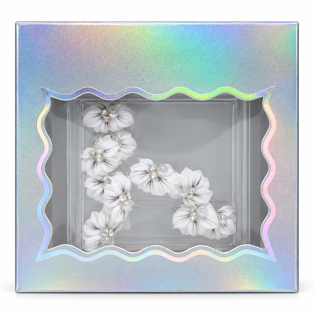Design 18 — one box of 3D flower charms