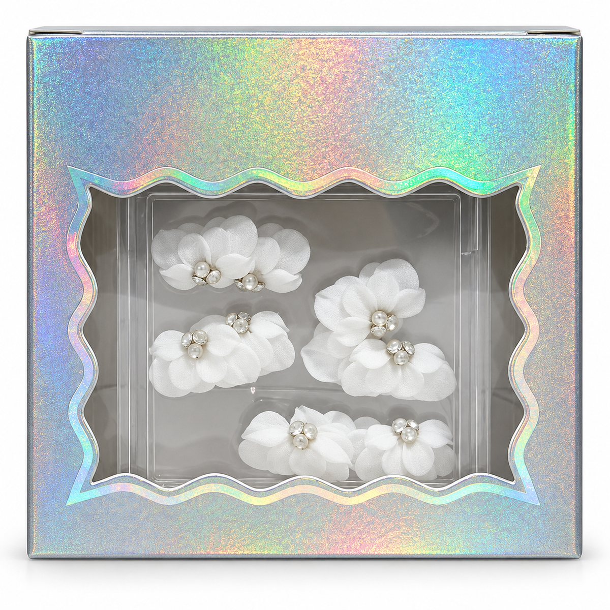 Design 20 — one box of 3D flower charms