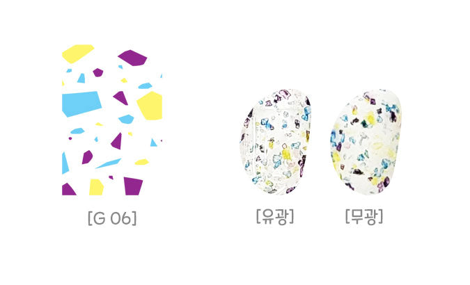 Jel and Gel- Glitter Individual (G01-G95)