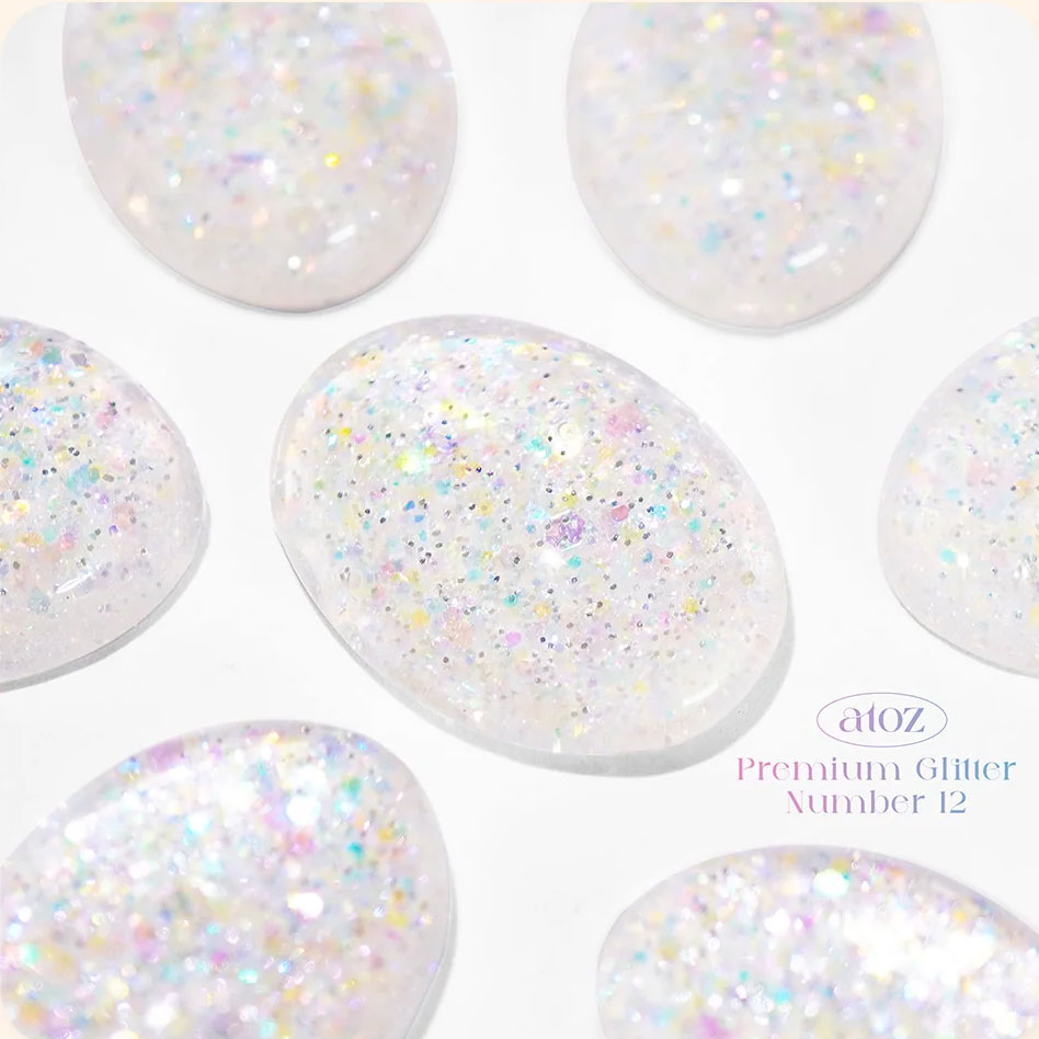 AtoZ 12 set(11 Syrup Gel + 1 Glitter + Engel sugar powder + Elf mirror powder) SET ONLY