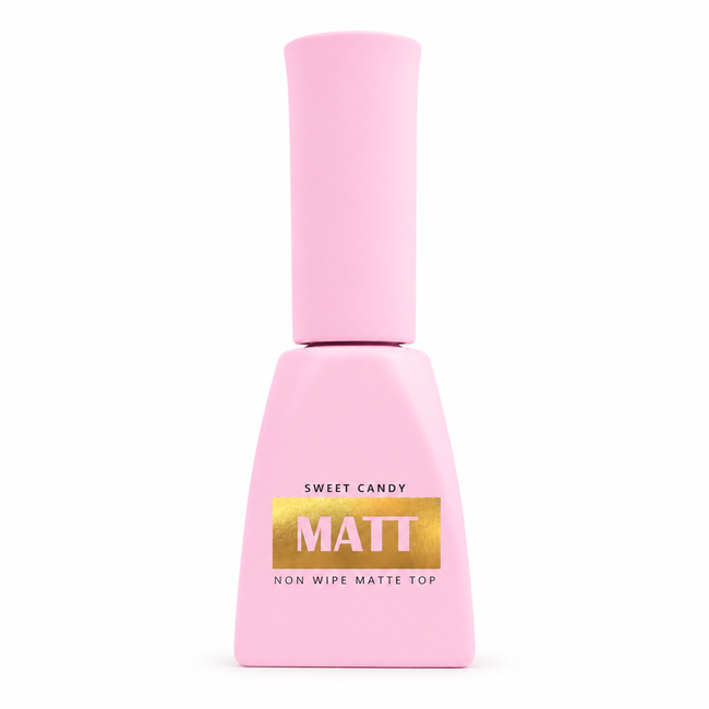Sweet Candy- Matte Top Gel — retouched single-bottle product image