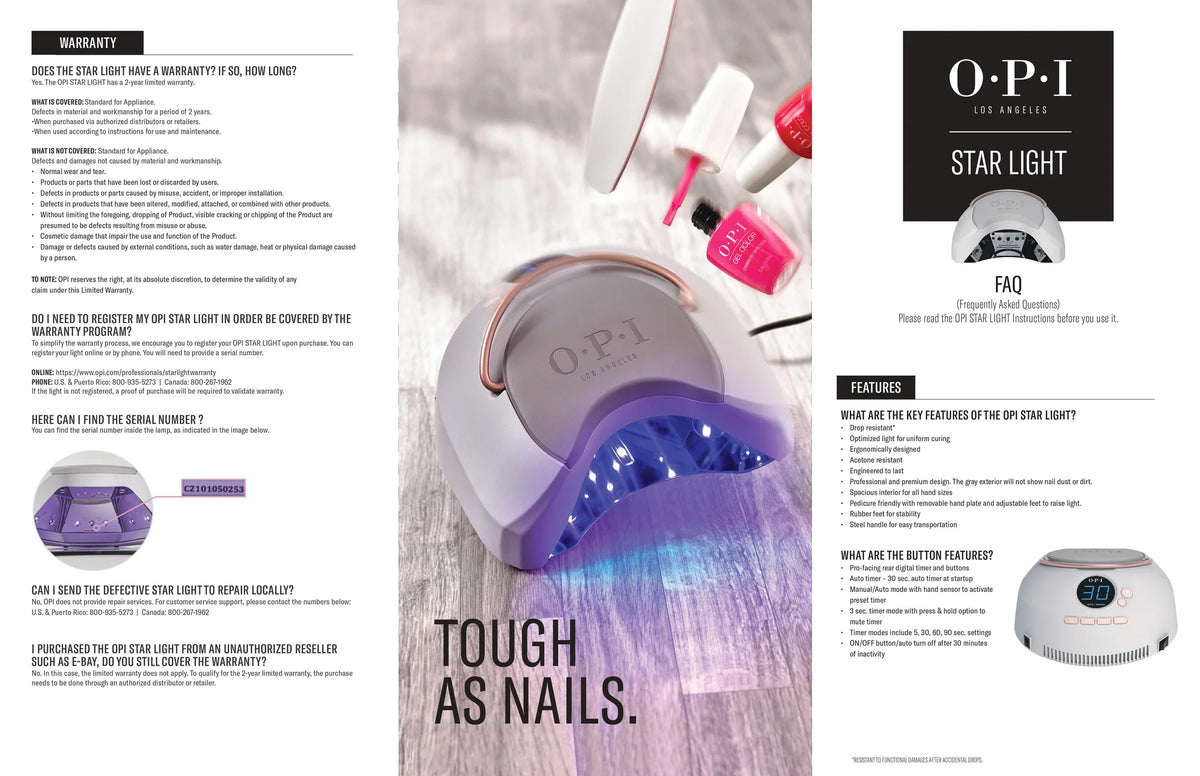 OPI Star Light Gel Lamp - GL9038
