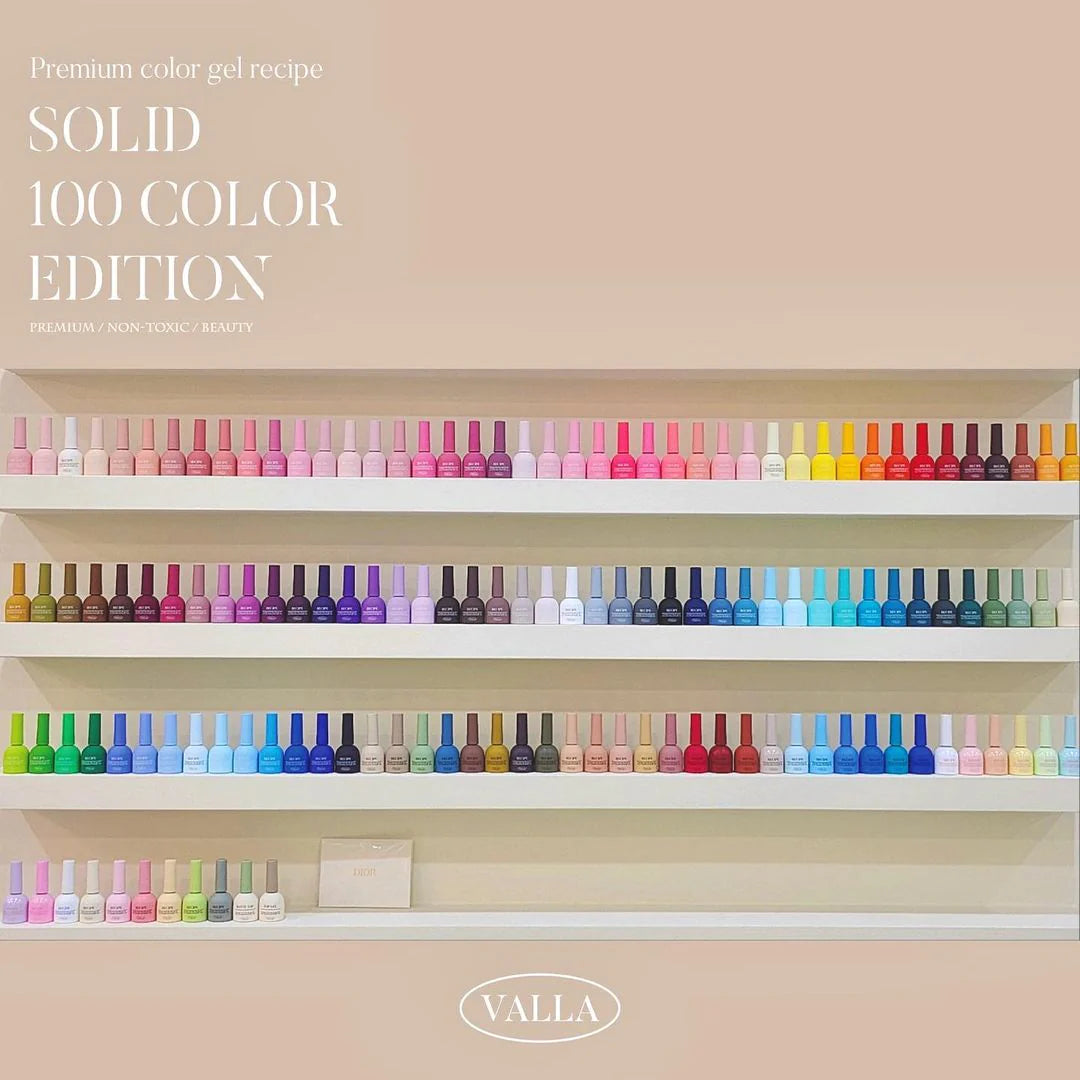 VALLA- Solid 100 Color Collection (Full Set)