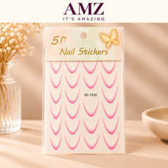 AMZ It's Amazing — 5D French Tip Gradient Nail Sticker | NS019
