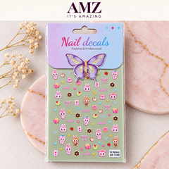 AMZ It's Amazing — 5D Bunny & Sweets Nail Art Stickers | AA-7240