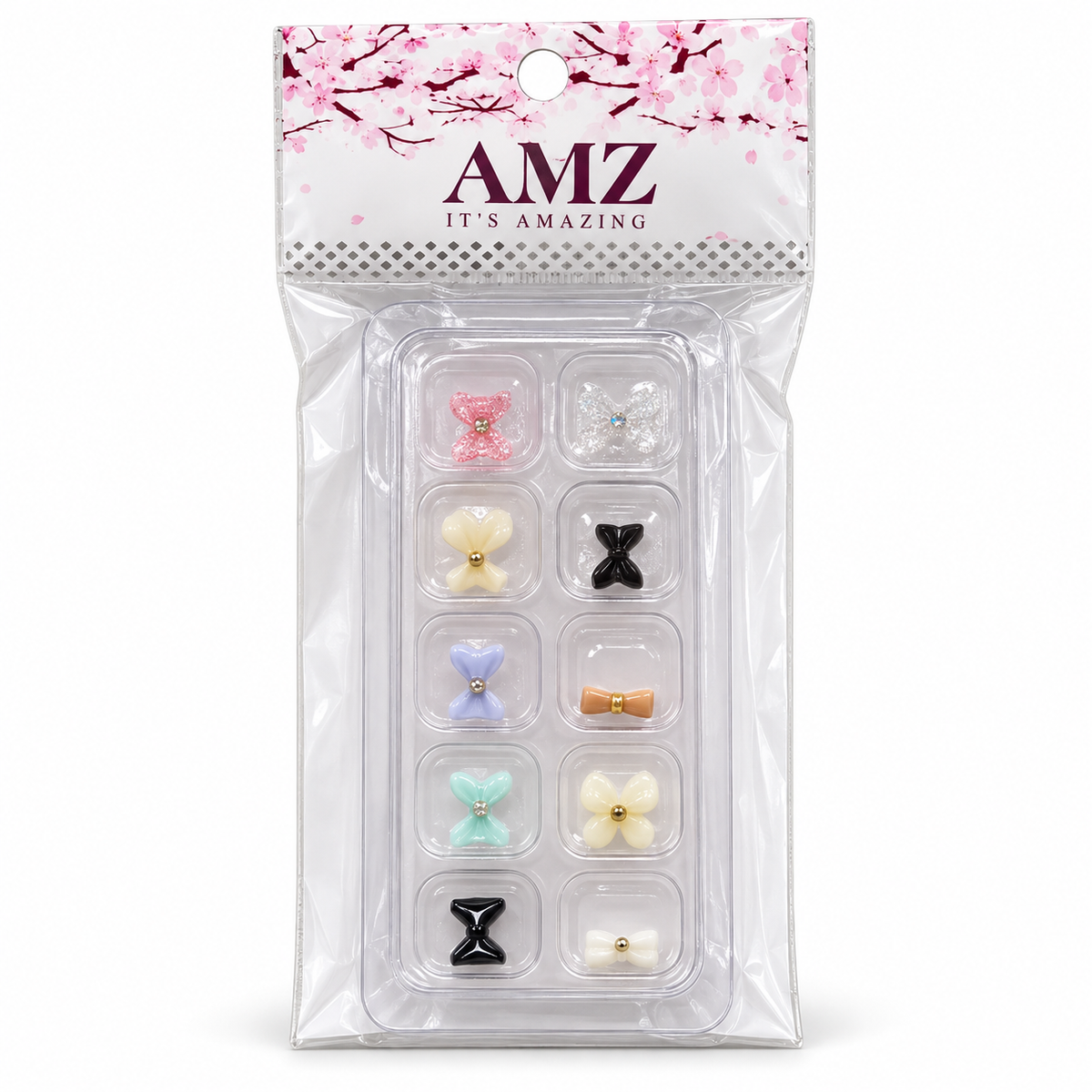 AMZ Pastel Bows individual package