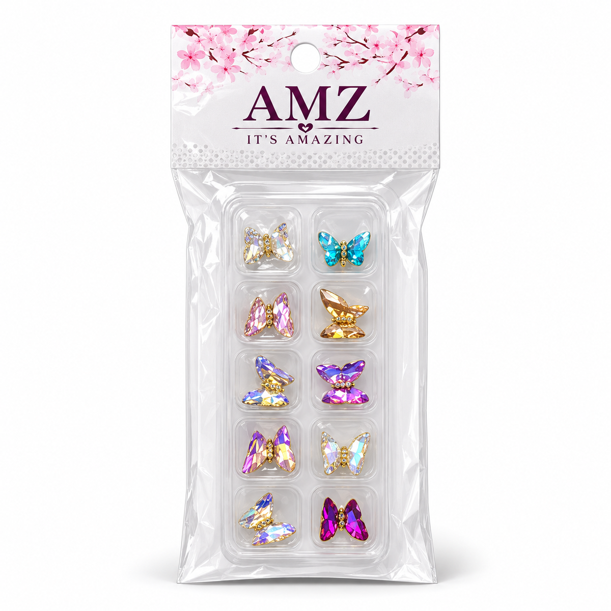 AMZ Colorful Butterflies individual package