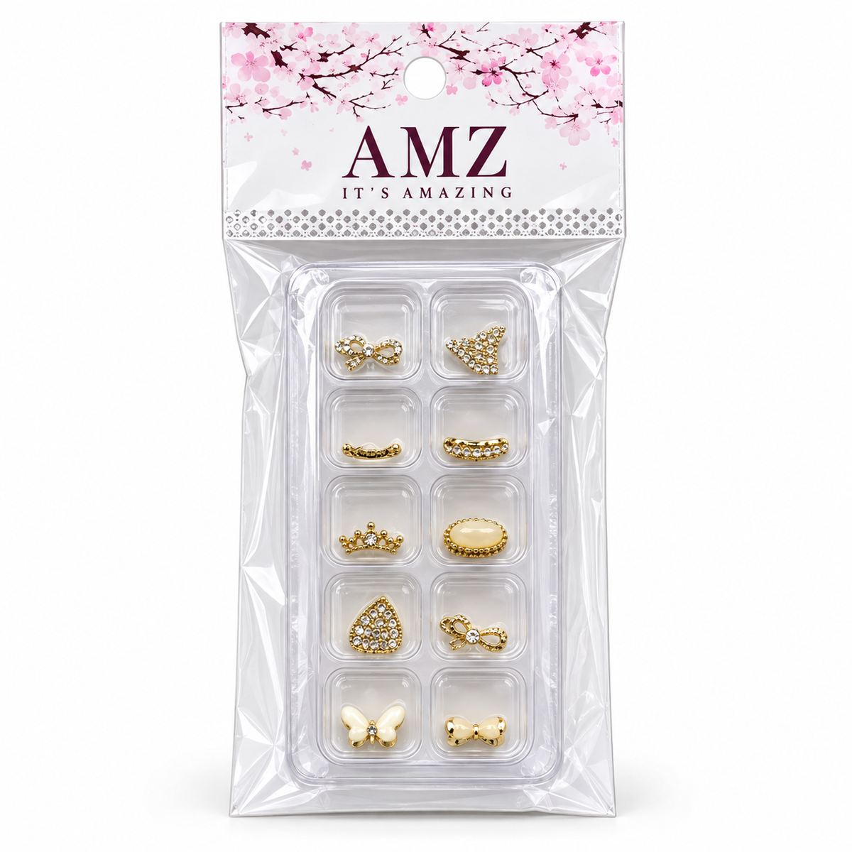 AMZ Ivory Gold Accents individual package