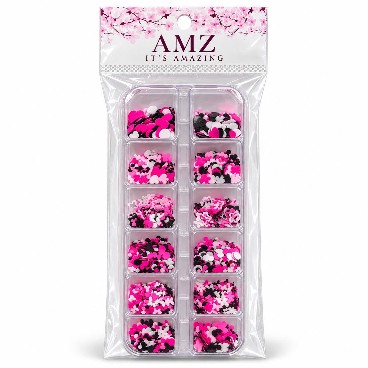 AMZ Pink Black & White Mix individual package