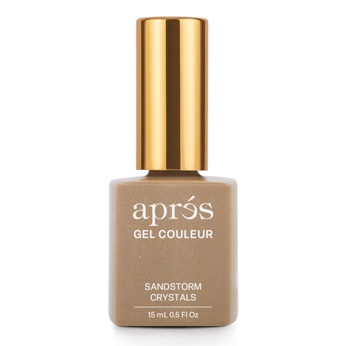 Aprés Gel Couleur G06 · Sandstorm Crystals — 15mL