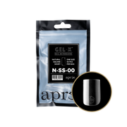 Aprés Gel-X Natural Square Short refill bag, 50 tips; representative package photo