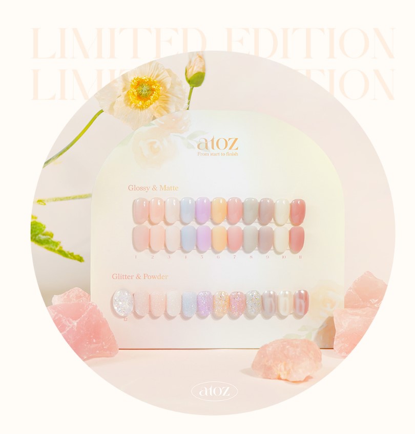 AtoZ 12 set(11 Syrup Gel + 1 Glitter + Engel sugar powder + Elf mirror powder) SET ONLY