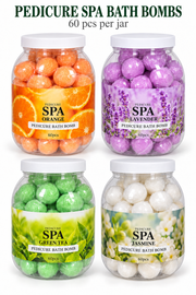 Pedicure Spa Bath Bombs – 60 Pieces fragrance options, sold individually