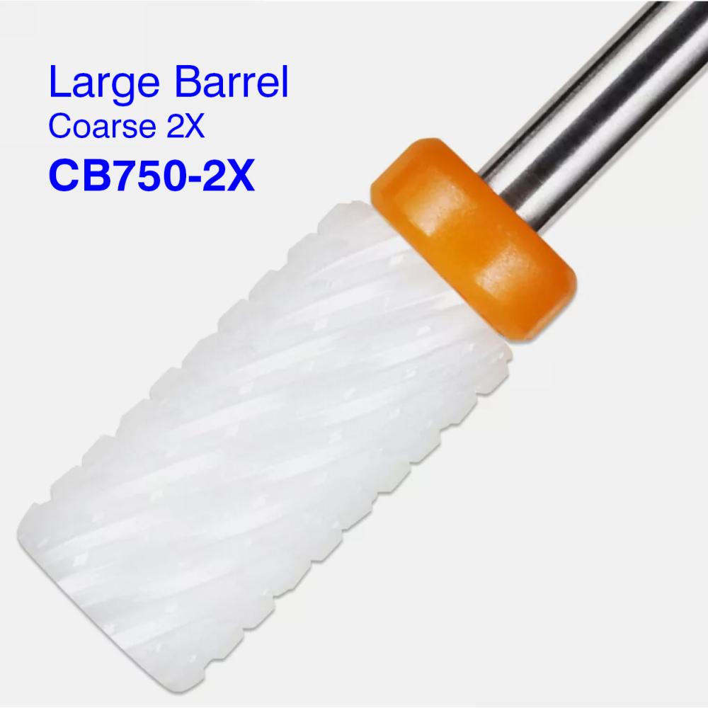 Berkeley CB750 ceramic large barrel nail drill bit — 2X