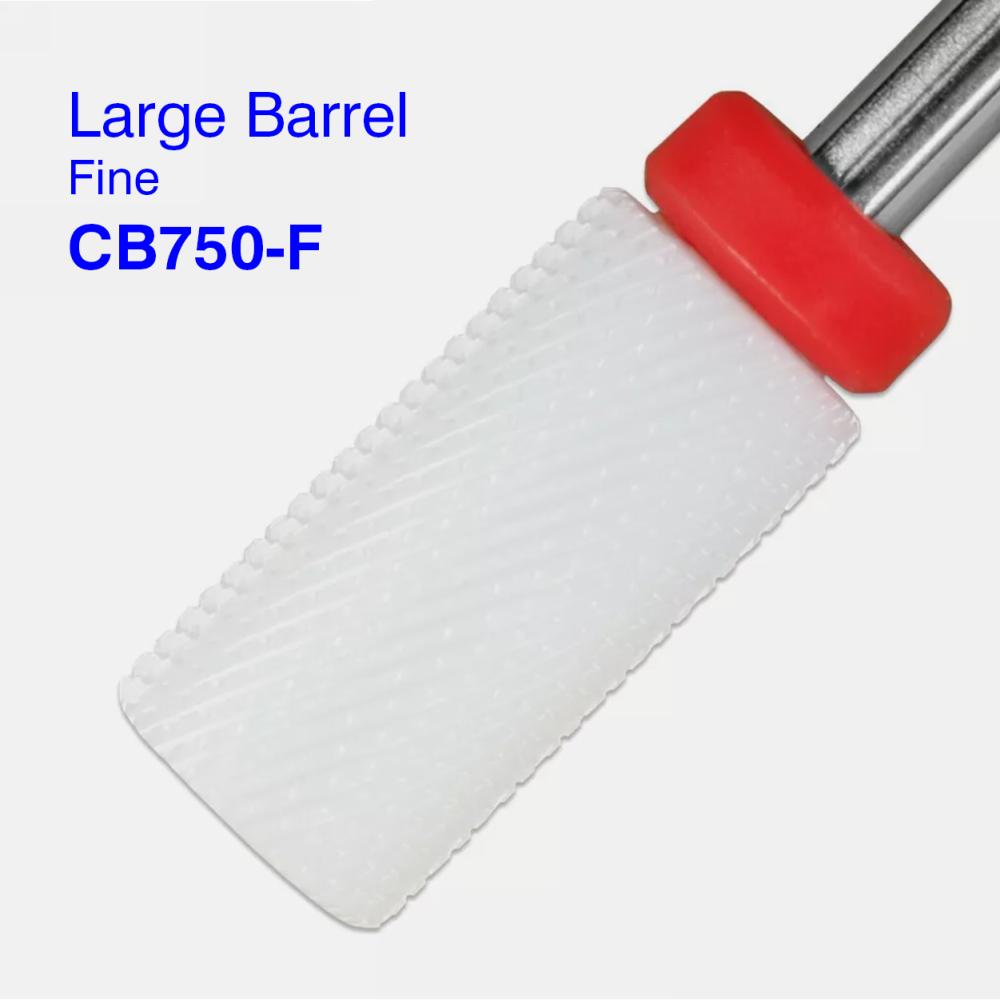 Berkeley CB750 ceramic large barrel nail drill bit — F