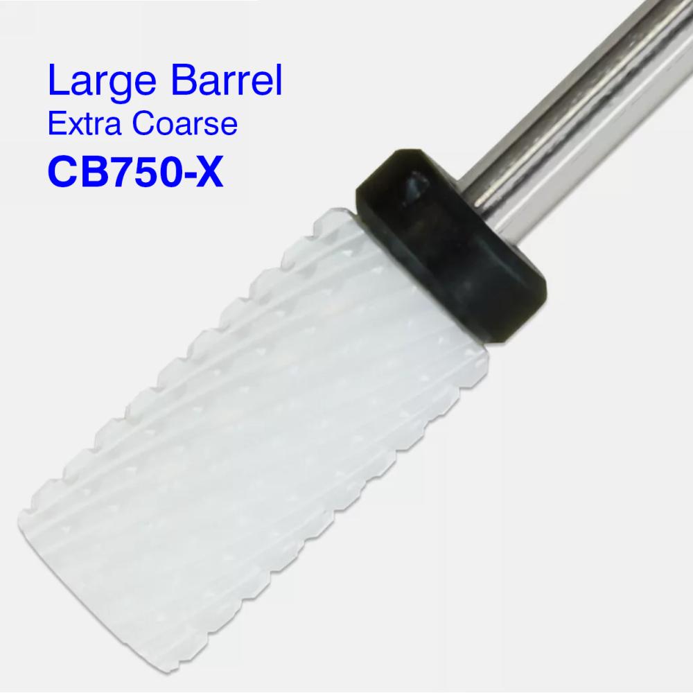 Berkeley CB750 ceramic large barrel nail drill bit — X