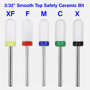 Berkeley CB753 ceramic smooth top safety nail drill bit — five grit choices, sold individually