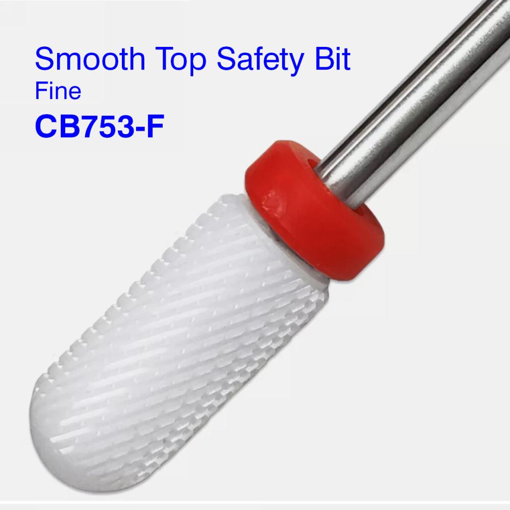 Berkeley CB753 ceramic smooth top safety nail drill bit — F