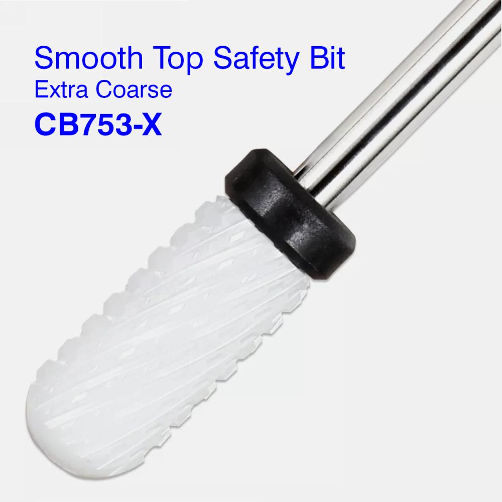 Berkeley CB753 ceramic smooth top safety nail drill bit — X