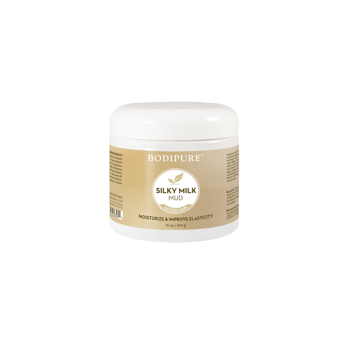 Bodipure Silky Milk Body Mud - 16 oz
