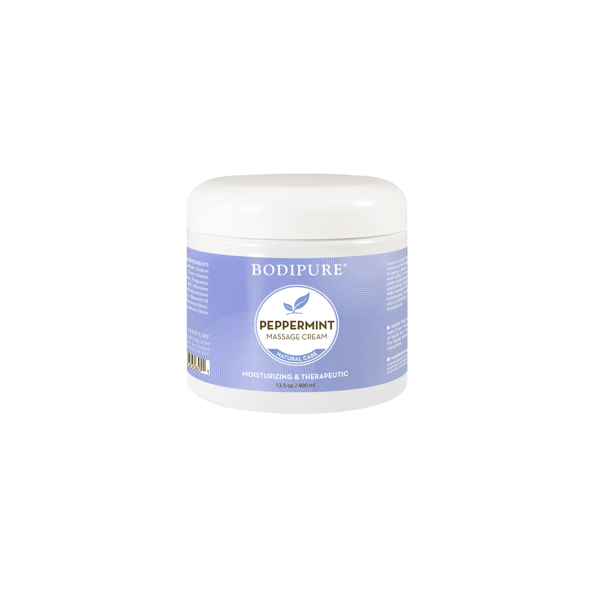 Bodipure Peppermint Massage Cream - 400 ml