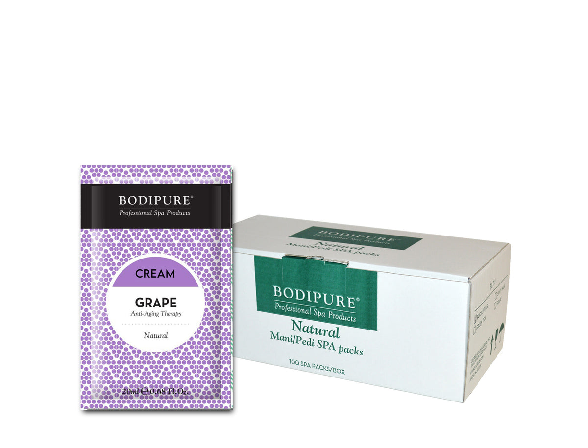 Bodipure Grape Leaf Massage Cream - Single-Use - 100 packs