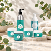 Bodipure Eucalyptus Spa Pedicure Kit styled product photograph