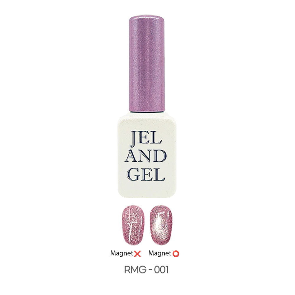 Jel and Gel - Aurora Star Glow – Magnetic Silver Glitter Nail Polish