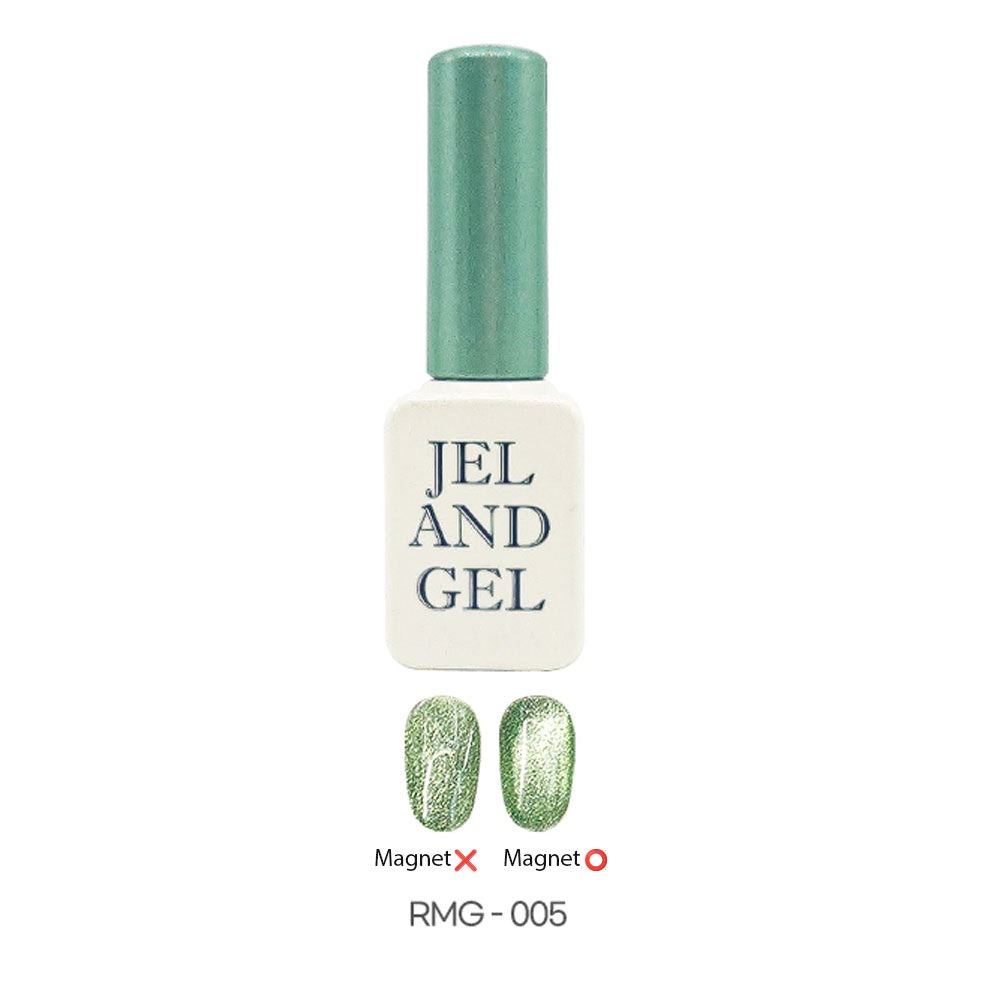 Jel and Gel - Aurora Star Glow – Magnetic Silver Glitter Nail Polish