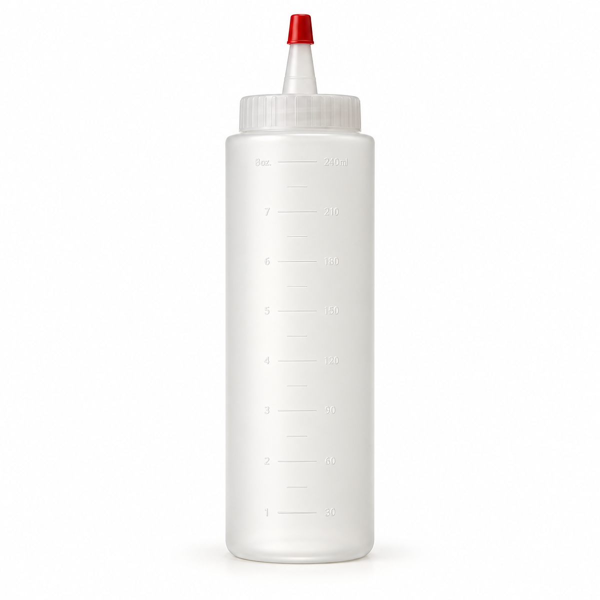 B13 Soft 'N Style Wide-Mouth Applicator Bottle with Measuring Scale — 8 oz | B13 — empty bottle or pump only