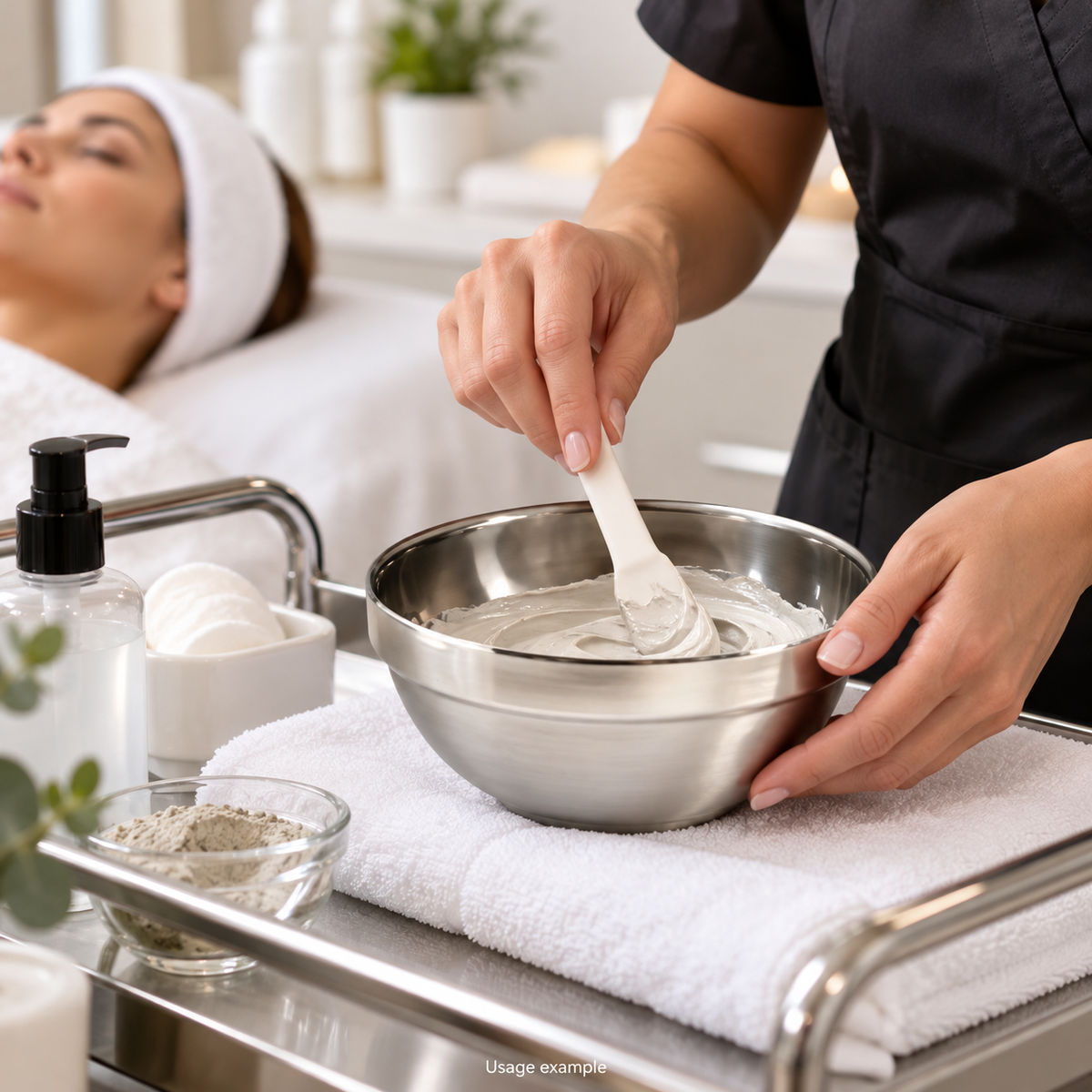 FantaSea Stainless Steel Facial Mixing Bowl – 8 oz – FSC657 — AI-generated usage example