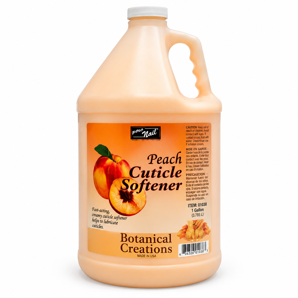 Pro Nail Peach Cuticle Softener — Gallon