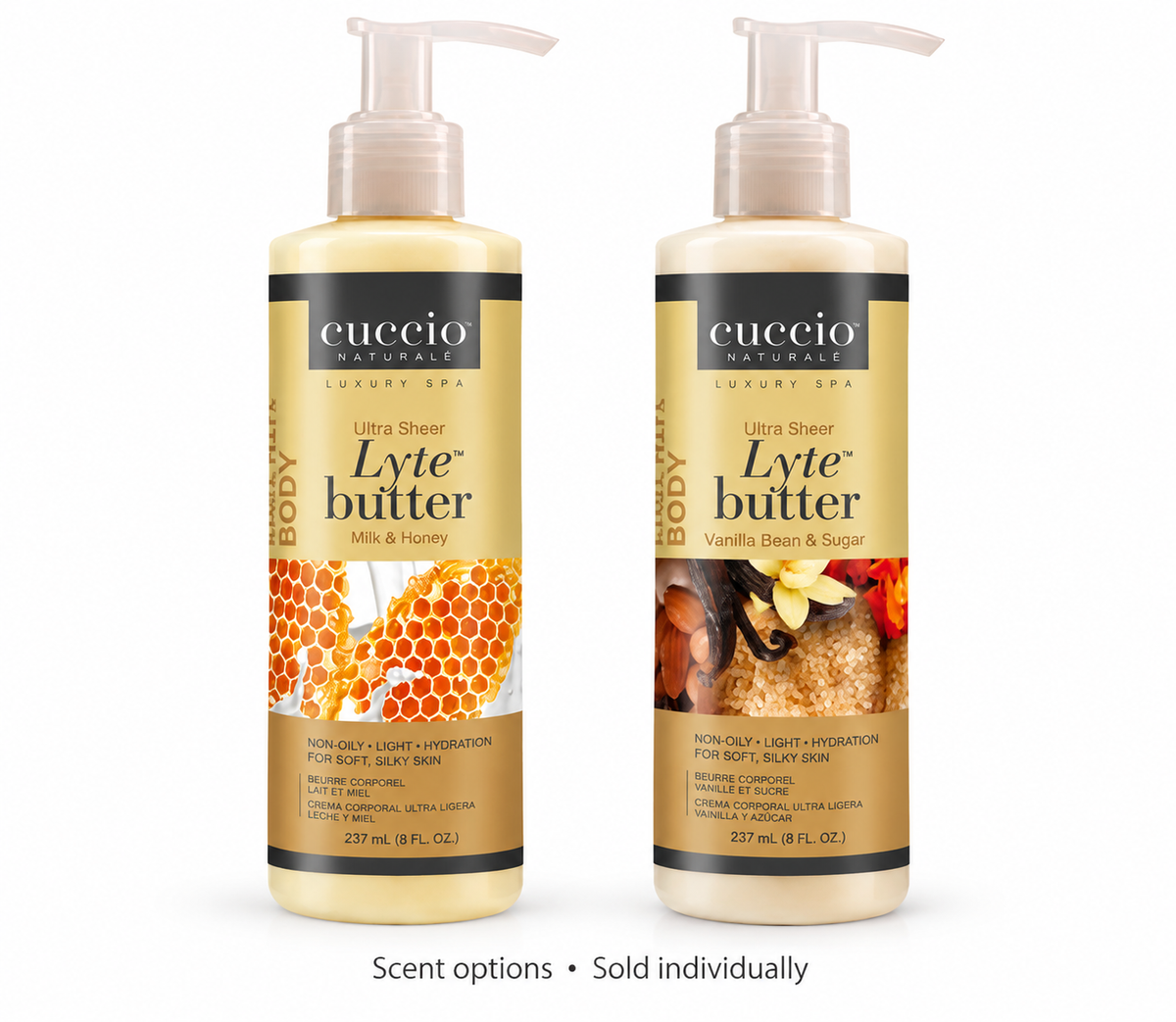 Cuccio Lyte Ultra Sheer Body Butter — 8 oz