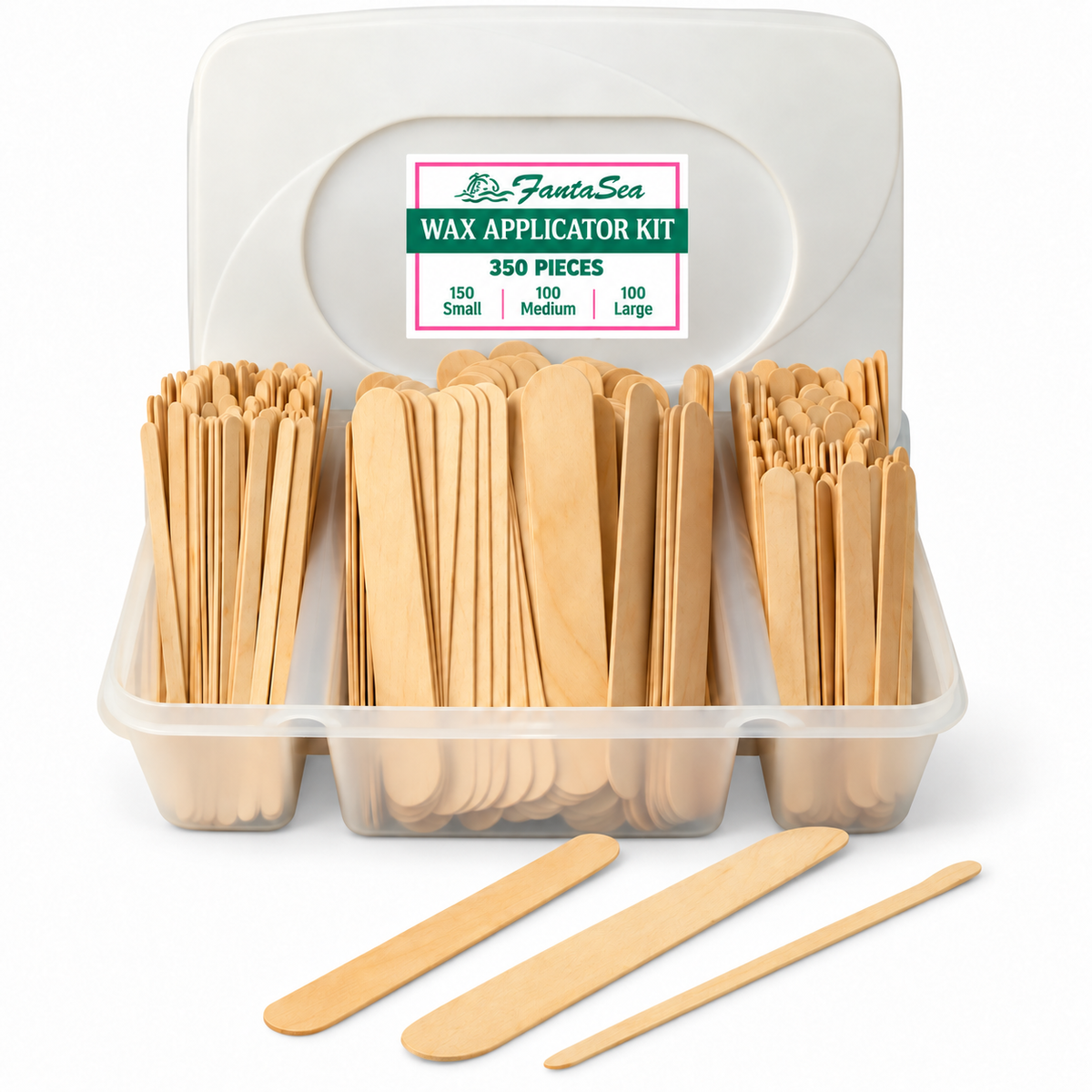FantaSea Wax Applicator Kit — 350 Pieces